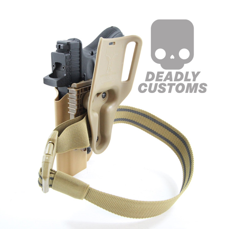 Tan Leg / Thigh Strap For Mid Rides and Holsters