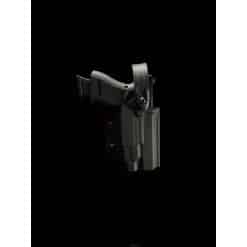 Alternative view of Deadly Customs Level 2 Glock Olight PLX Kydex Holster